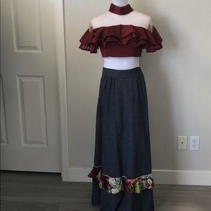 Vintage Maxi Skirt